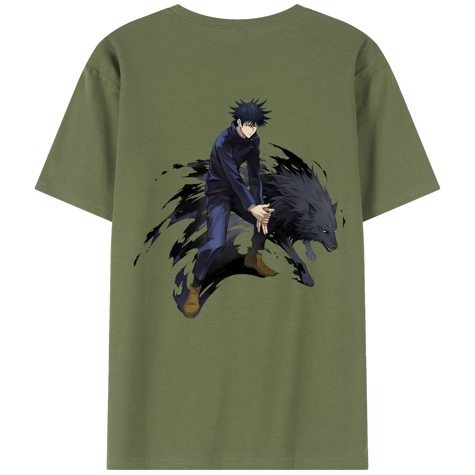 （画像用） 呪術廻戦 Jujutsu Kaisen 綿100％半袖Tシャツ（背面プリント）